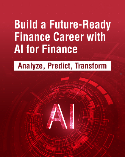 Data analytics with artificial intelligence for finance & accounting professionals