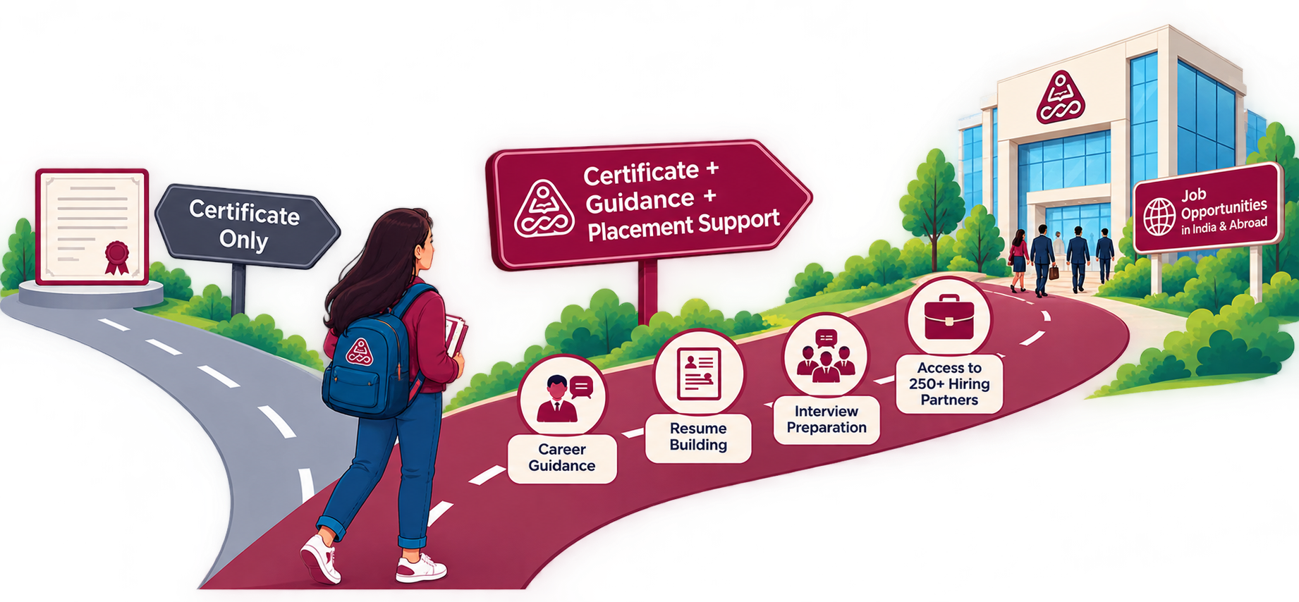 Student Career Pathway Infographic